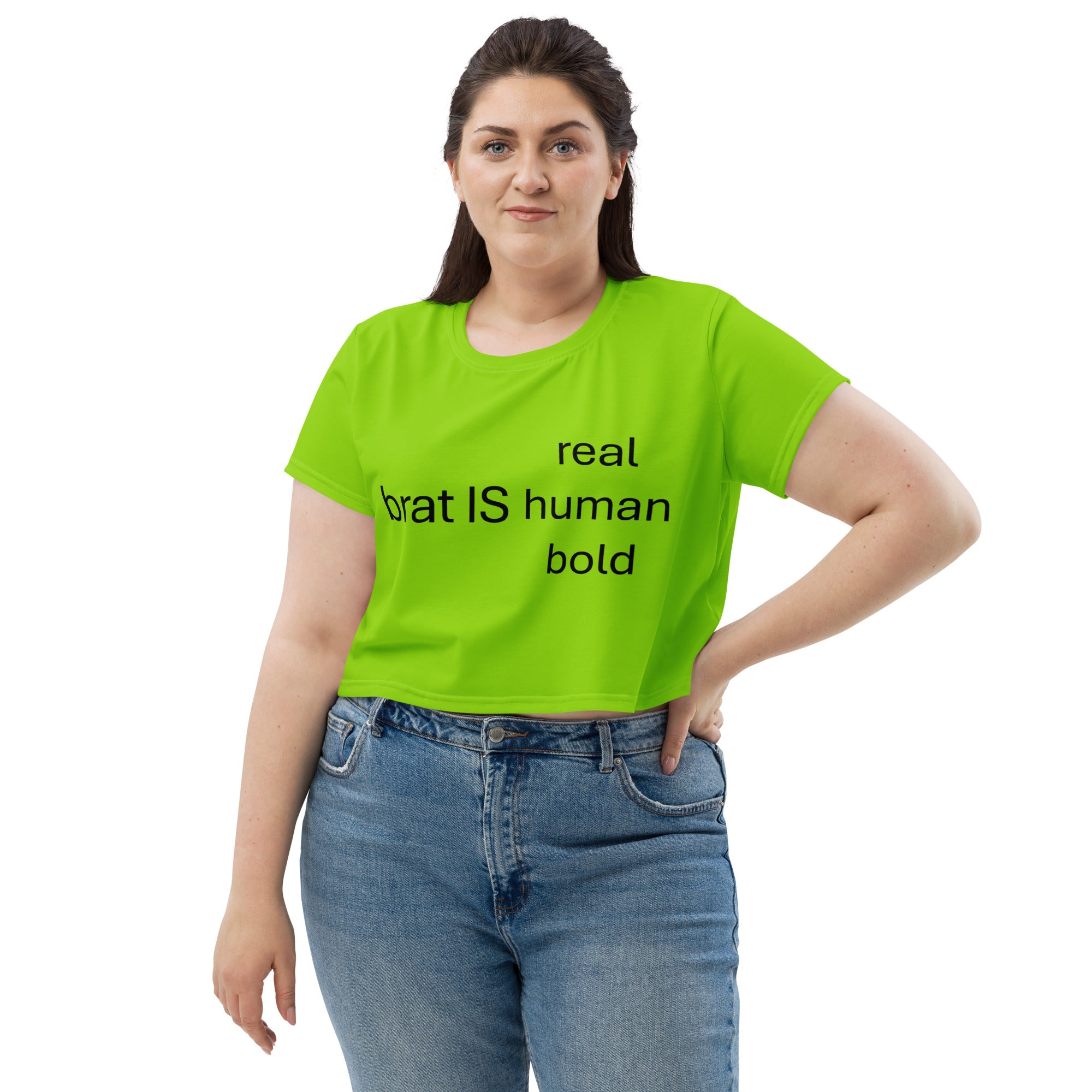brat-green-crop-top-women-brat-is-real-fitness-top-streetwear-party-top-wickedyo_1 3